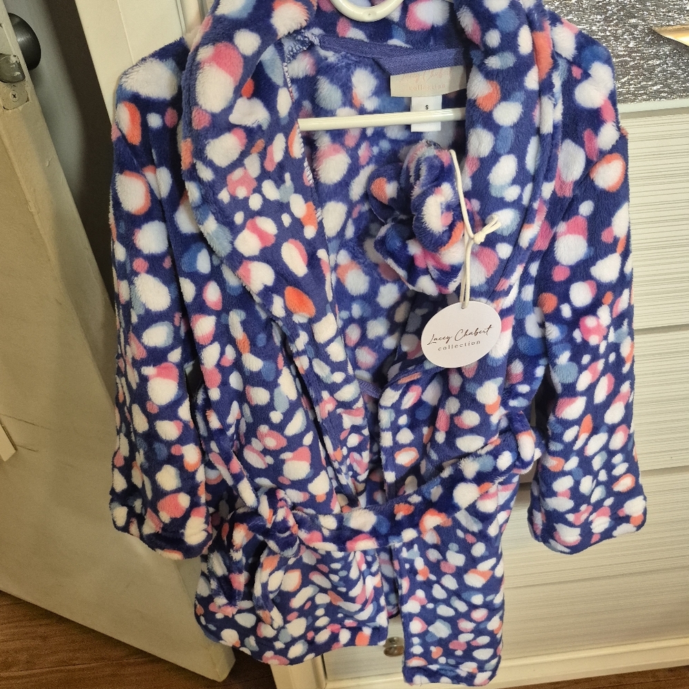 Colorful Polka Dot Robe